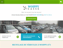 Tablet Screenshot of casse-autos-moselle.com
